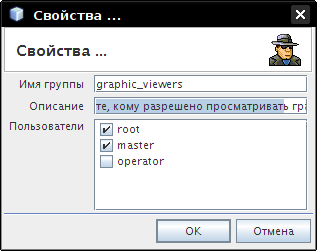 Редактирование группы